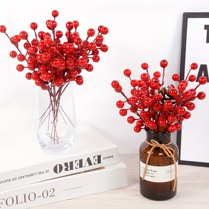5/10/20Pcs Artificial Red Berr - Florist Supply Bulk review and price