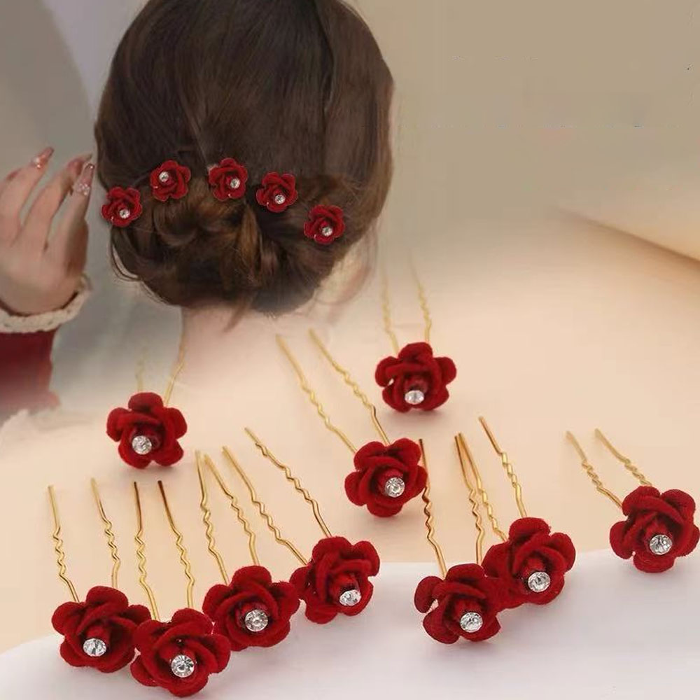 10Pcs Rose Hair Accessories We - Supply Florist review and price