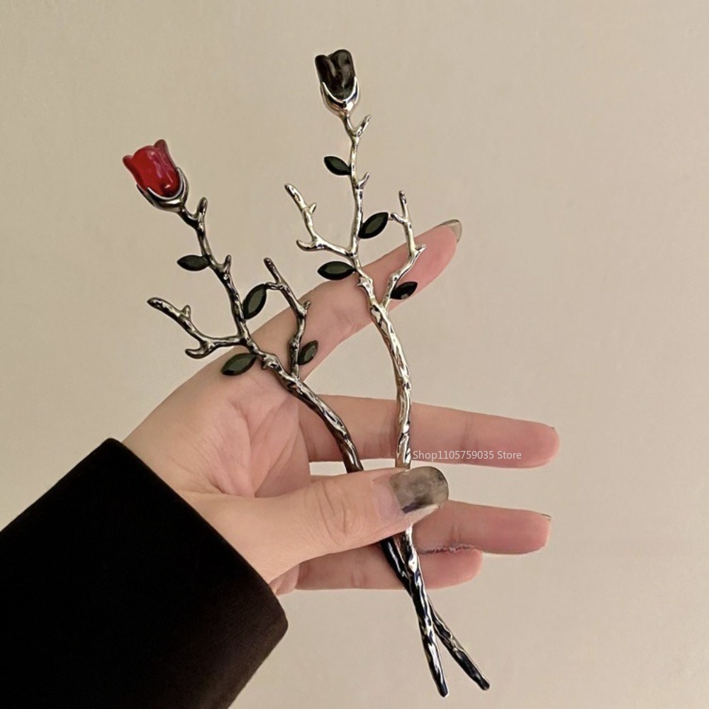 Vintage Metal Red Rose Flower  - Supply Florist review and price