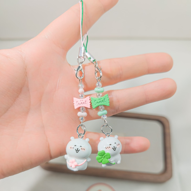 Cute Beaded Phone Strap Pink G - Supply Florist review and price