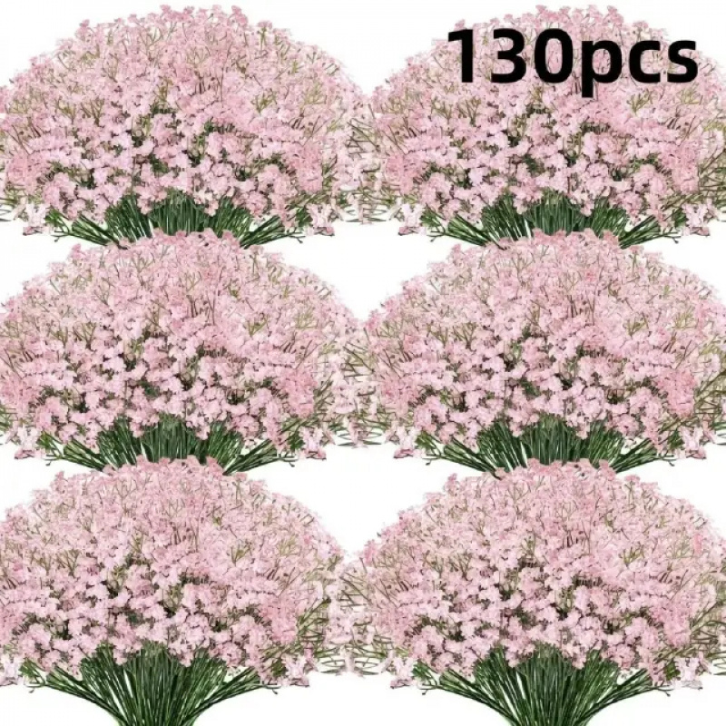 130-Stem Pink Gypsophila Artif - Florist Supply Bulk review and price